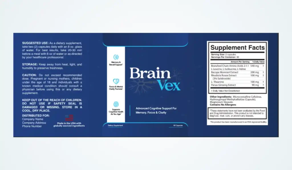BrainVex Ingredients