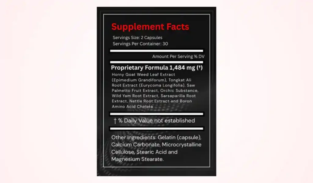 FemExcel Ingredients