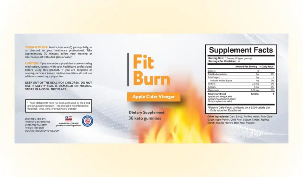 FitBurn ingredients
