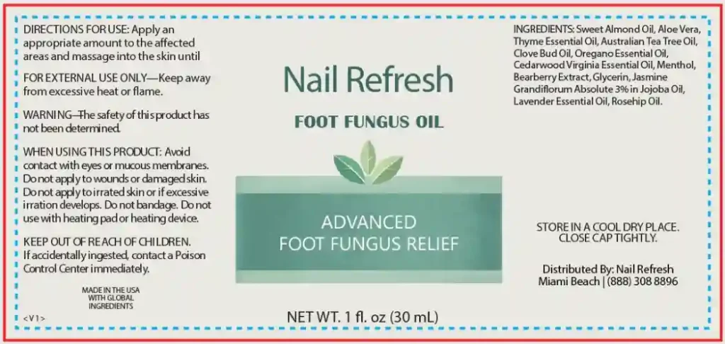 Nail Refresh Supplement Facts