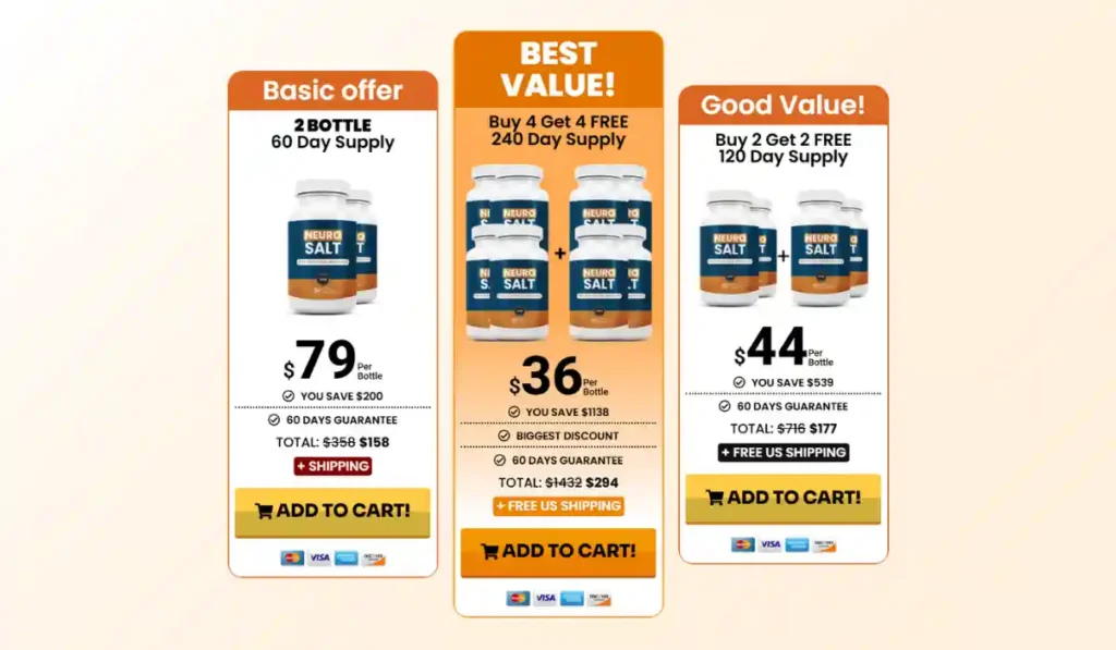 Neuro Salt Pricing
